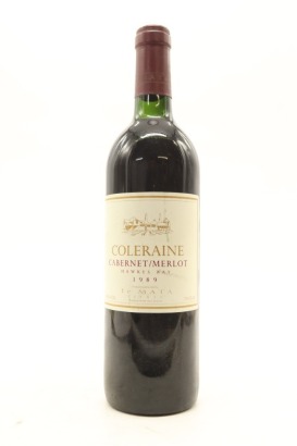 (1) 1989 Te Mata Estate Coleraine, Hawke's Bay