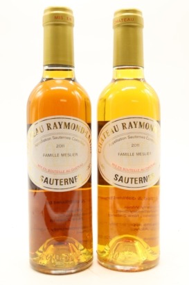 (2) 2011 Chateau Raymond-Lafon, Sauternes, 375ml
