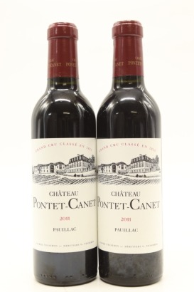 (2) 2011 Chateau Pontet-Canet, Pauillac, 375ml