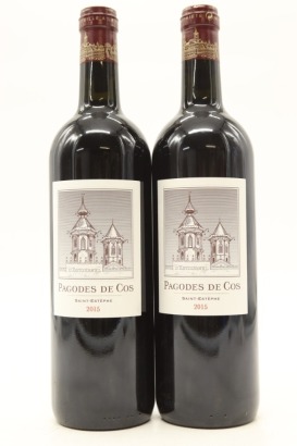 (2) 2015 Chateau Cos d'Estournel 'Les Pagodes de Cos', Saint-Estephe