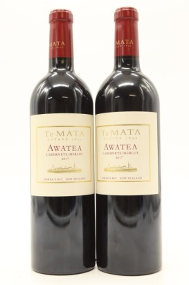(2) 2017 Te Mata Estate 'Awatea' Cabernets - Merlot, Hawke's Bay