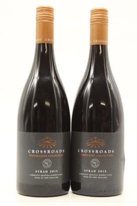 (2) 2015 Crossroads Winemaker's Selection Syrah, Hawke's Bay
