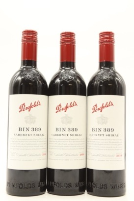 (3) 2016 Penfolds Bin 389 Cabernet - Shiraz, South Australia