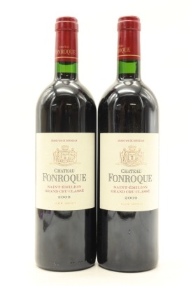 (2) 2009 Chateau Fonroque, Saint-Emilion Grand Cru
