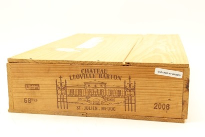 (6) 2006 Chateau Leoville Barton, Saint-Julien [JR17] (OWC)