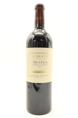 (1) 2011 Te Mata Estate Awatea Cabernets Merlot, Hawke's Bay