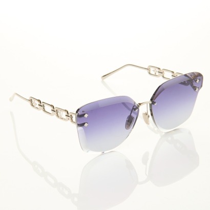 Louis Vuitton, Rimless Jewel Cat Eye Sunglasses Z2142U with Case
