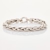 18ct White Gold, Modern, 18cm Foxtail Bracelet - Near new