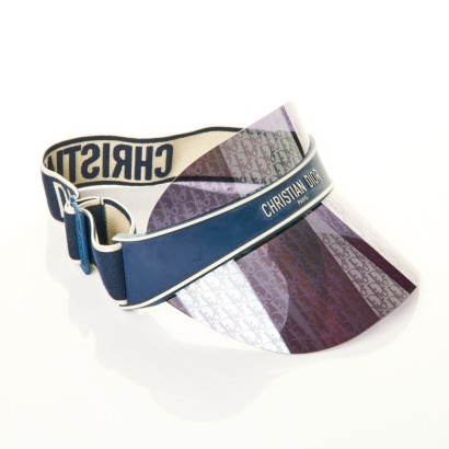 Christian Dior, Dior Club, V1U Blue Dior Oblique Visor