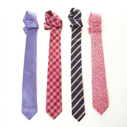Four Assorted, Hugo Boss Silk Tie's