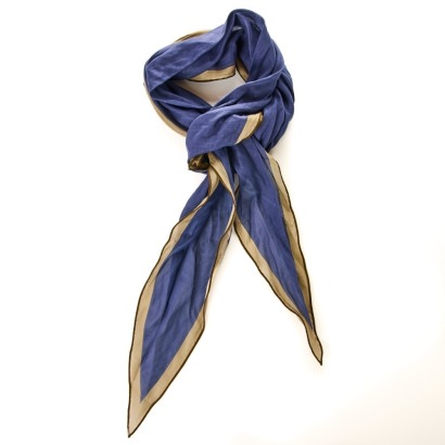 Herm&egrave;s, 100% Cotton Losange Scarf with Box