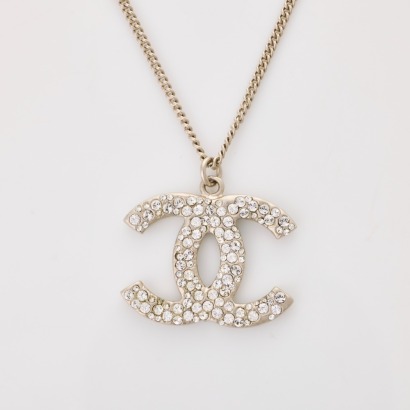 Chanel, 60cm, CC Crystal Pendant Necklace