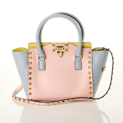 Valentino, Watercolour Calfskin Small Rockstud Tote Bag