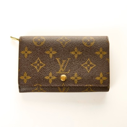 Louis Vuitton, Monogram Porte Monet Zip Wallet