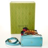Gucci, Diana Light Blue Mini Tote with Bamboo Handle with Box - 3