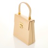 Salvatore Ferragamo, Beige Gancini Top Handle Bag - 2