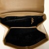 Salvatore Ferragamo, Beige Gancini Top Handle Bag - 4