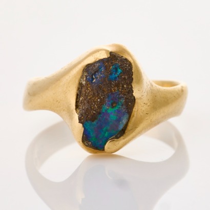 14ct Yellow Gold, Vintage, Opal Ring