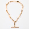 9ct Rose Gold, 32cm Fob Chain - 2