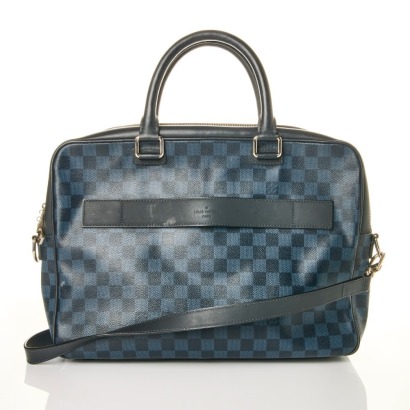 Louis Vuitton, Damier Cobalt Canvas Porte Document Business Bag