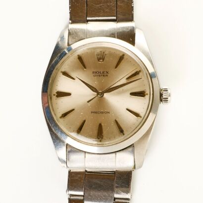 Stainless Steel, 36mm Rolex Oyster Precision "Big Oyster" Wristwatch, circa 1955