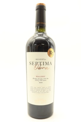 (1) 2018 Bodega Septima 'Septima Obra' Reserva Malbec, Mendoza