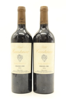 (2) 2016 Clos Cantenac 'Petit Cantenac', Saint-Emilion Grand Cru