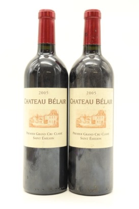 (2) 2005 Chateau Belair, Saint-Emilion Grand Cru