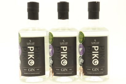 (3) Clark Lane Piko Classic Gin, 40% ABV