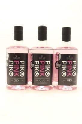 (3) Clark Lane Piko Pink Gin, 40% ABV