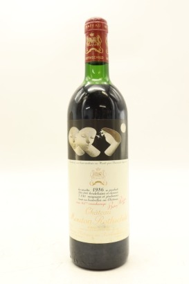 (1) 1986 Chateau Mouton Rothschild, Pauillac [JR17.5] [RP100] [WS99] (US)