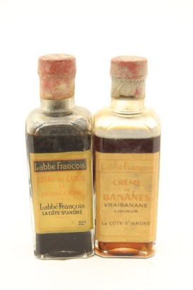 (1) Labbe Francois Miniatures, 2 Bottles Sold as One Lot