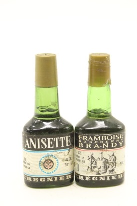 (1) Regnier Miniatures, 2 Bottles Sold as One Lot
