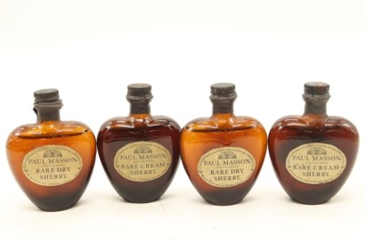 (1) Paul Masson Sherry Miniatures, 4 Bottles Sold as One Lot