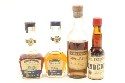 (1) Mixed Miniatures, 4 Bottles Sold as One Lot