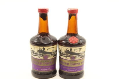 (1) Liqueur Tawny Port Miniatures, 2 Bottles Sold as One Lot