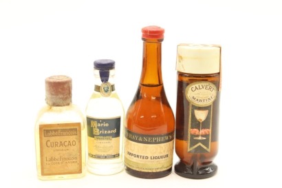 (1) Mixed Miniatures, 4 Bottles Sold as One Lot