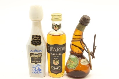 (1) Mixed Miniatures, 3 Bottles Sold as One Lot