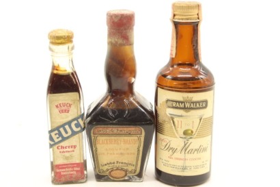 (1) Mixed Miniatures, 3 Bottles Sold as One Lot