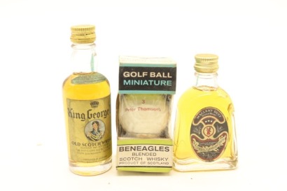 (1) Blended Scotch Whisky Miniatures, 3 Bottles Sold as One Lot