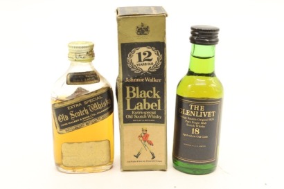(1) Blended Scotch Whisky Miniatures, 3 Bottles Sold as One Lot