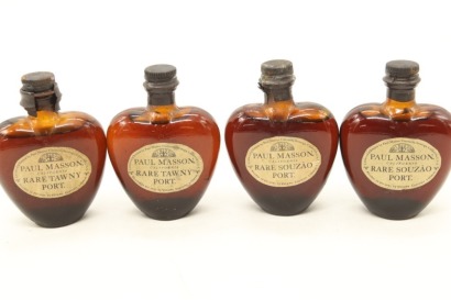 (1) Paul Masson Port Miniatures, 4 Bottles Sold as One Lot