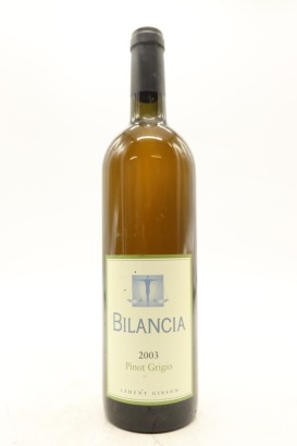 (1) 2003 Bilancia Pinot Grigio, Hawke's Bay