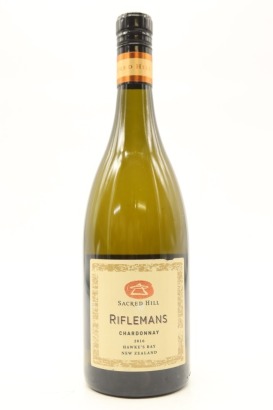 (1) 2016 Sacred Hill Riflemans Chardonnay, Hawke's Bay