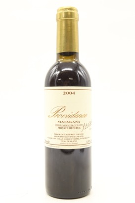 (1) 2004 Providence Private Reserve Merlot - Cabernet Franc - Malbec, Matakana, 375ml