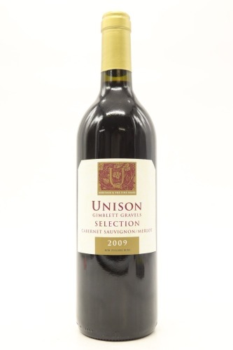 (1) 2009 Unison Vineyard Selection Cabernet Sauvignon / Merlot, Gimblett Gravels
