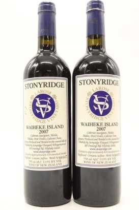 (2) 2007 Stonyridge Vineyard Larose, Waiheke Island