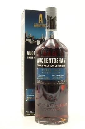 (1) Auchentoshan Three Wood Single Malt Scotch Whisky, 43% ABV (GB)