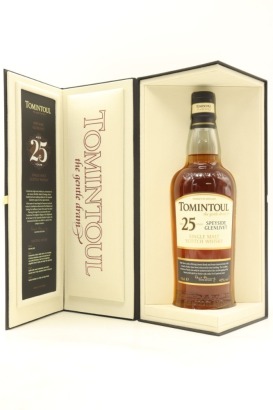 (1) Tomintoul 25 Year Old Single Malt Scotch Whisky, 43% ABV (GB)