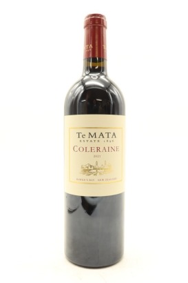 (1) 2021 Te Mata Estate Coleraine, Hawke's Bay